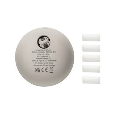 Logotrade Geschäftsgeschenke das Foto: Breevia aufladbarer schwimmender Luftbefeuchter aus RCS rABS