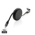 Terra ausziehbares 240W 2-in-1 Kabel aus RCS rec. Aluminium, Schwarz