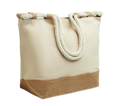 Logotrade Werbeartikel das Foto: Strandtasche Canvas 280g/m²