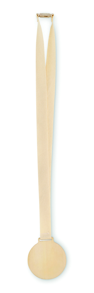 Logotrade Firmengeschenke das Foto: Medaille aus Holz