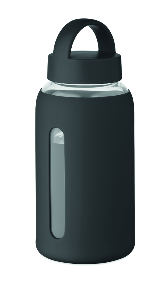 Logotrade Werbeartikel das Foto: Flasche Borosilikatglas 600ml
