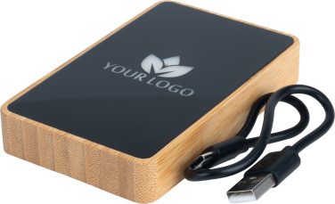 Logotrade Logogeschenke das Foto: Powerbank 5000 mAh mit beleuchtetem Logo