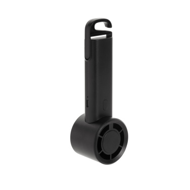 Logotrade Logogeschenke das Foto: Twist wiederaufladbarer tragbarer Ventilator aus RCS rABS