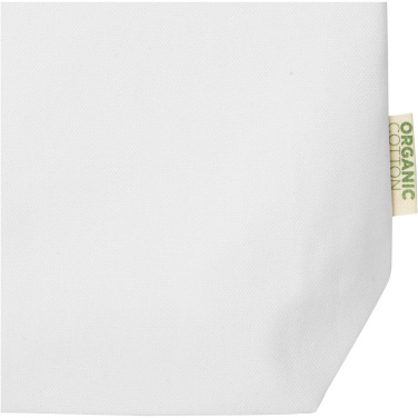 Logotrade Firmengeschenke das Foto: Odisha 180 g/m² OCS Bio-Tragetasche mit breitem Boden 11L