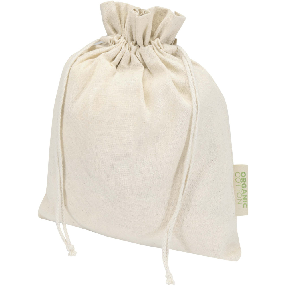 Logotrade Firmengeschenke das Foto: Odisha 140 g/m² OCS Bio-Geschenktasche – 30 × 25 cm