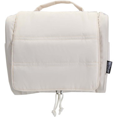 Logotrade Firmengeschenke das Foto: Puffer GRS recycelte aufhängbare Kulturtasche 8L