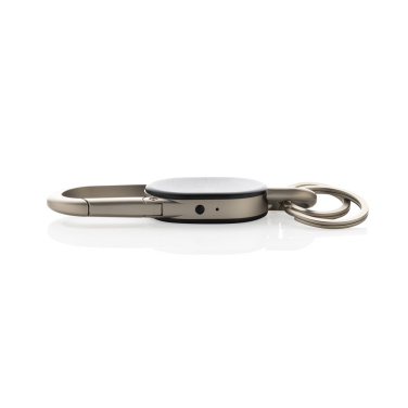 Logotrade Werbegeschenke das Foto: Keyfinder Dual Schlüsselanhänger mit weltweiter Ortung