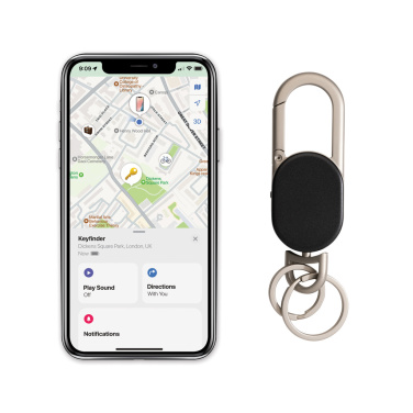 Logotrade Werbeartikel das Foto: Keyfinder Dual Schlüsselanhänger mit weltweiter Ortung