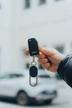 Logotrade Logogeschenke das Foto: Keyfinder Dual Schlüsselanhänger mit weltweiter Ortung