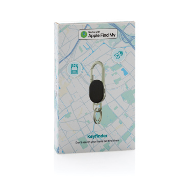 Logotrade Werbegeschenke das Foto: Keyfinder Dual Schlüsselanhänger mit weltweiter Ortung