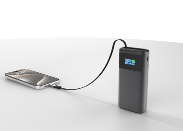 Logotrade Werbegeschenke das Foto: Quantum RCS Ultra-Fast 45W 10.000mAh Powerbank mit Display