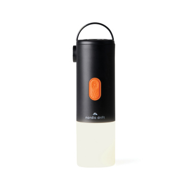 Logotrade Geschäftsgeschenke das Foto: Nordic Drift Titan 2-in-1-Luftpumpe und Campinglampe