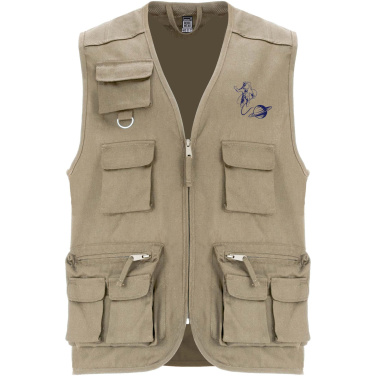 Logotrade Geschäftsgeschenke das Foto: Venera Arbeitsweste mit V-Ausschnitt und mehreren Taschen, 200 g/m2 