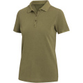Calgary Poloshirt für Damen im Washed Look, 200 g/m2, Waldgrün