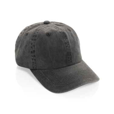 Logotrade Werbegeschenke das Foto: BEAU AWARE™ Washed 6-Panel Kappe aus 270gr/m² Baumwolltwill