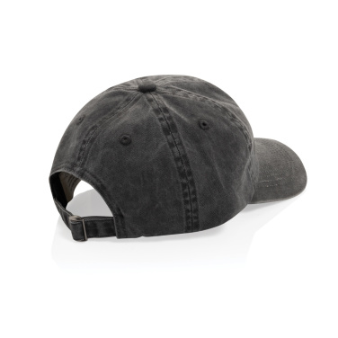 Logotrade Geschäftsgeschenke das Foto: BEAU AWARE™ Washed 6-Panel Kappe aus 270gr/m² Baumwolltwill