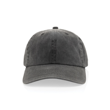 Logotrade Geschäftsgeschenke das Foto: BEAU AWARE™ Washed 6-Panel Kappe aus 270gr/m² Baumwolltwill