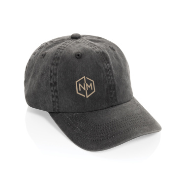 Logotrade Werbeartikel das Foto: BEAU AWARE™ Washed 6-Panel Kappe aus 270gr/m² Baumwolltwill