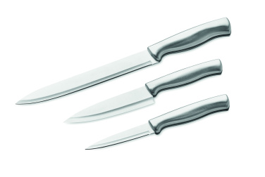 Logotrade Werbegeschenke das Foto: Messer-Set Edelstahl 3-tlg.