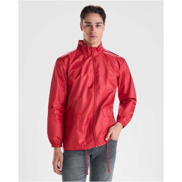 Logotrade Geschäftsgeschenke das Foto: Escocia Leichte Regenjacke Unisex 
