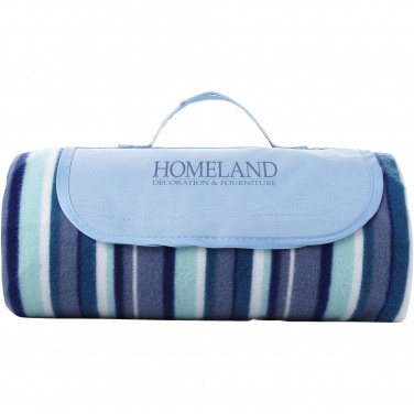 Logo trade promotional items image of: Riviera water-resistant outdoor picnic blanket