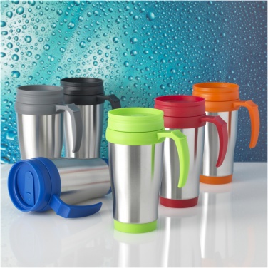 Logo trade promotional merchandise picture of: Sanibel 400 ml insulated mug