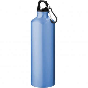 Logo trade promotional giveaways image of: Oregon 770 ml aluminium water bottle with carabiner