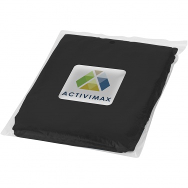 Logo trade advertising products image of: Ziva disposable rain poncho with storage pouch