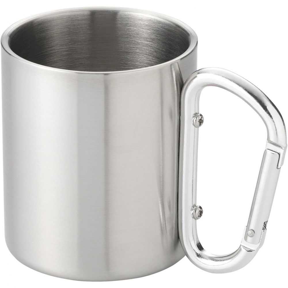 Logotrade promotional giveaway image of: Alps 200 ml insulated mug with carabiner