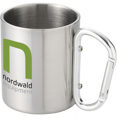 Logotrade promotional gift picture of: Alps 200 ml insulated mug with carabiner