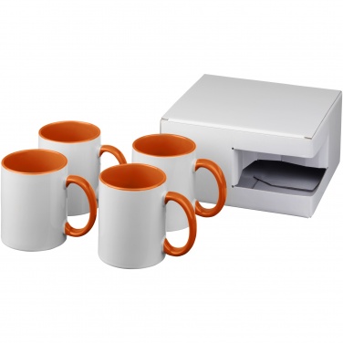 Logotrade promotional merchandise picture of: Ceramic sublimation mug 4-pieces gift set