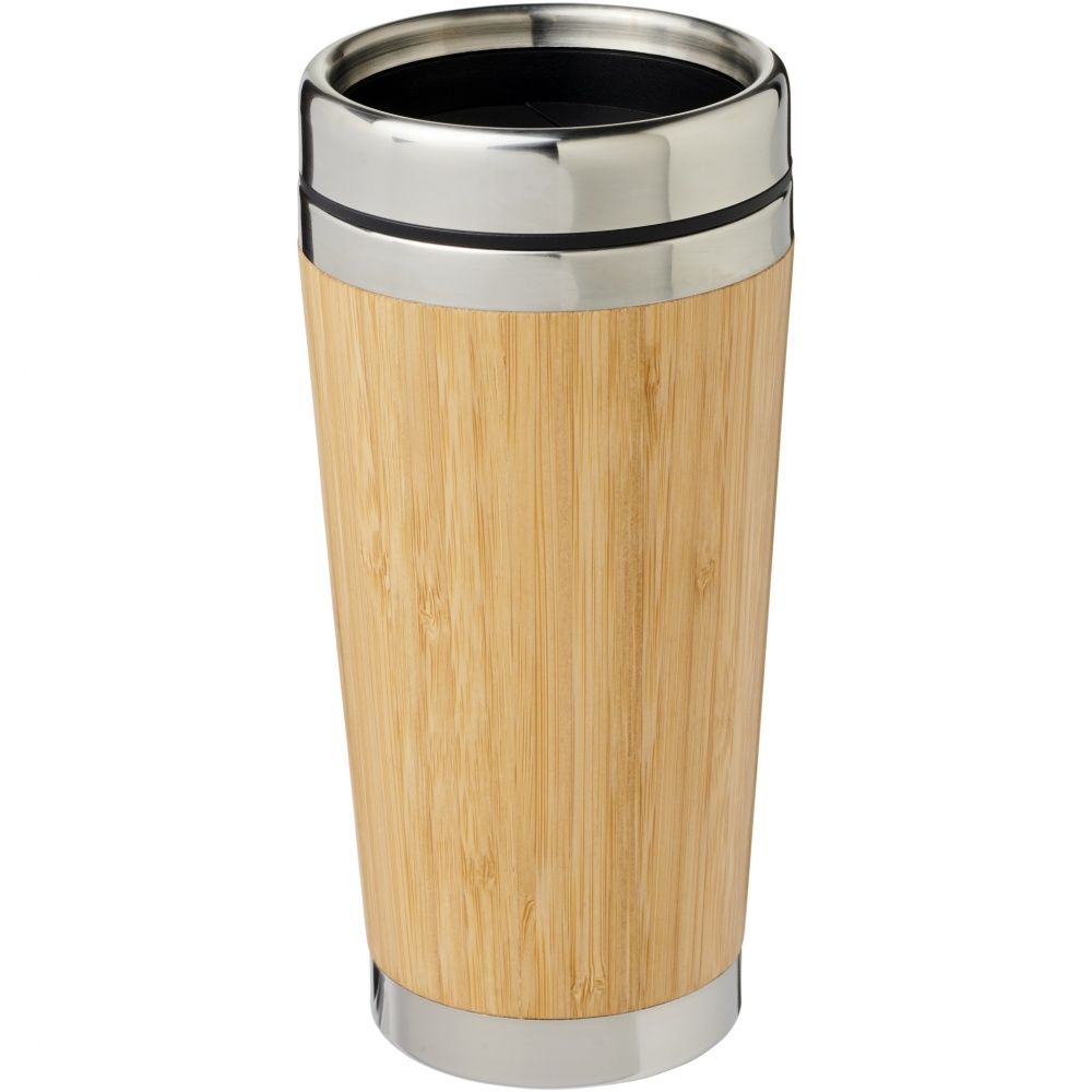 Logo trade promotional products picture of: Bambus 450 ml tumbler with bamboo outer