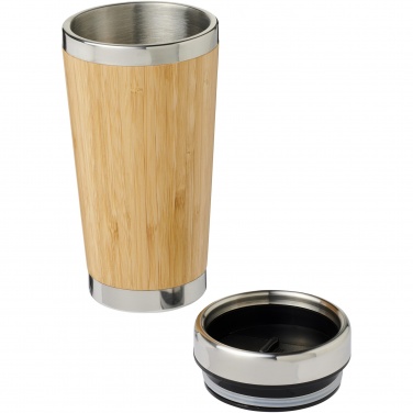 Logo trade promotional items picture of: Bambus 450 ml tumbler with bamboo outer