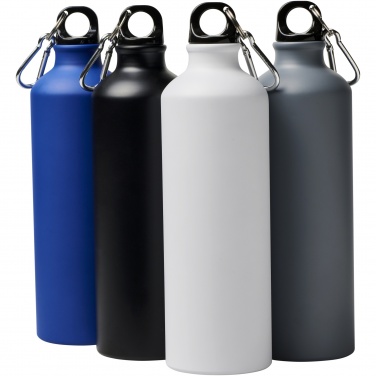 Logo trade promotional items image of: Oregon 770 ml matte water bottle with carabiner