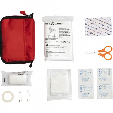 Logo trade business gifts image of: Save-me 19-piece first aid kit