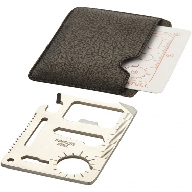 Logo trade business gift photo of: Saki 15-function pocket tool card