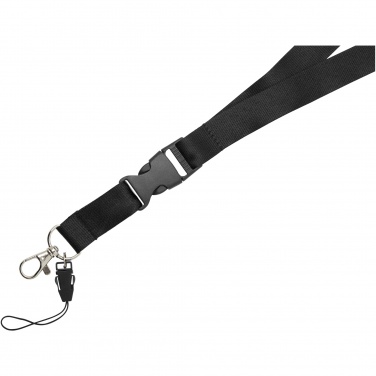 Logotrade promotional item picture of: Sagan phone holder lanyard with detachable buckle