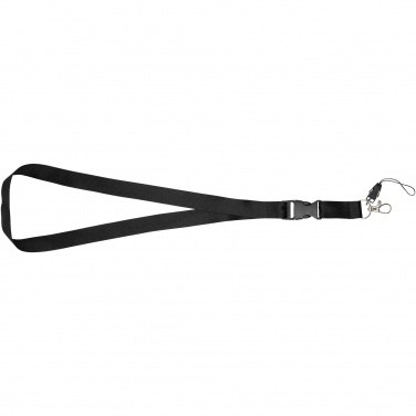 Logo trade business gift photo of: Sagan phone holder lanyard with detachable buckle