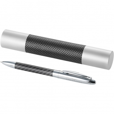 Logotrade promotional giveaway picture of: Winona ballpoint pen with carbon fibre details