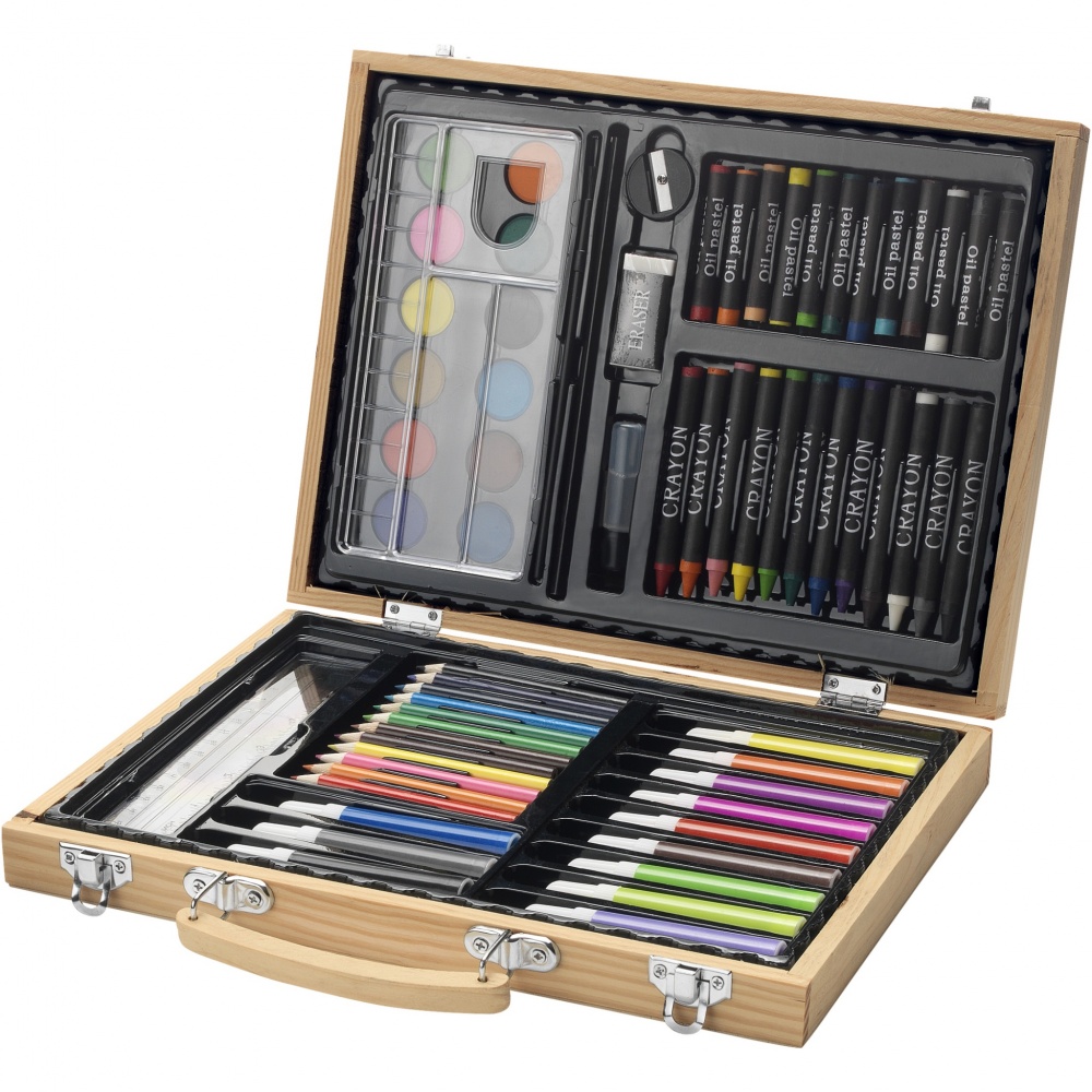 Logotrade promotional merchandise image of: Rainbow 67-piece colouring set