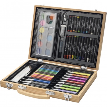 Logotrade business gift image of: Rainbow 67-piece colouring set