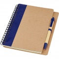 Priestly recycled notebook with pen, Natural / Navy