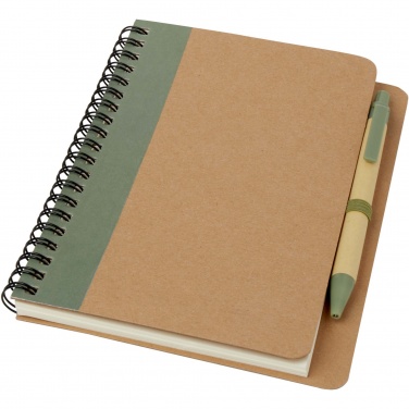 Logo trade promotional product photo of: Priestly recycled notebook with pen