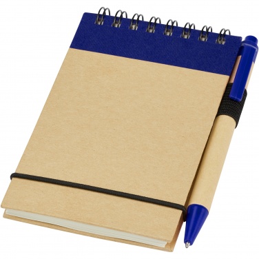 Logotrade corporate gift picture of: Zuse A7 recycled jotter notepad with pen