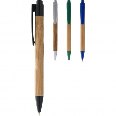 Logo trade promotional gifts picture of: Borneo bamboo ballpoint pen