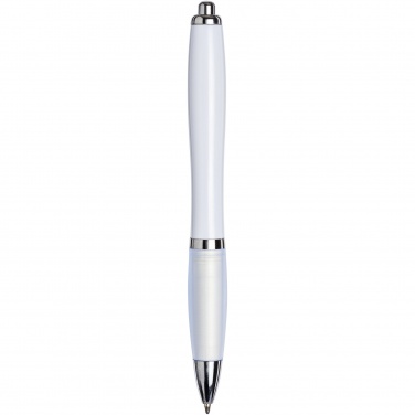 Logotrade advertising product image of: Nash ballpoint pen with coloured barrel and grip