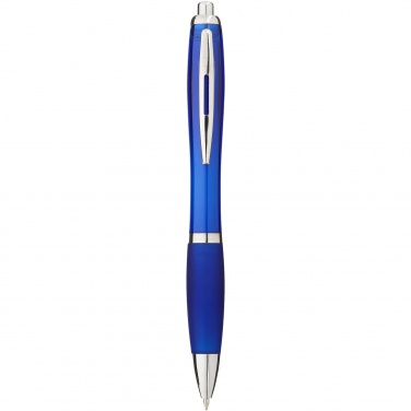 Logo trade corporate gifts picture of: Nash ballpoint pen with coloured barrel and grip