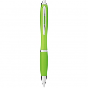 Logotrade business gift image of: Nash ballpoint pen with coloured barrel and grip