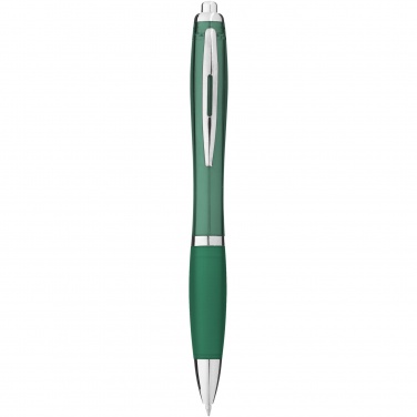 Logotrade advertising product image of: Nash ballpoint pen with coloured barrel and grip