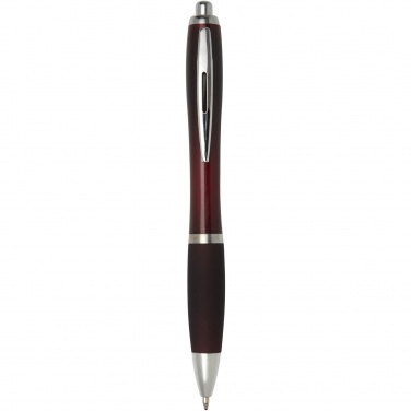 Logo trade advertising product photo of: Nash ballpoint pen with coloured barrel and grip